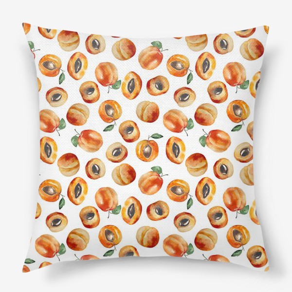 Подушка «Сладкие абрикосы коллаж»