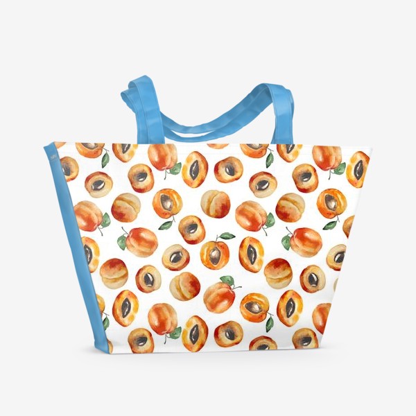 Пляжная сумка &laquo;Сладкие абрикосы коллаж&raquo;