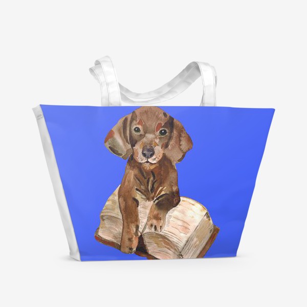 Пляжная сумка «Умная собачка»