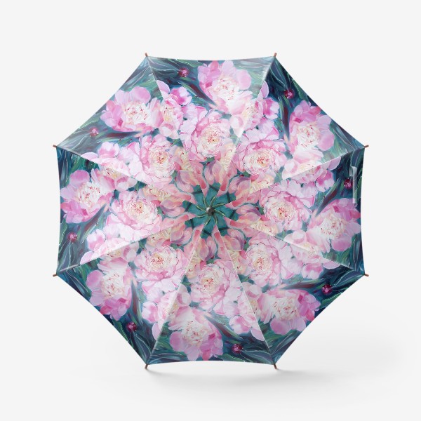 Зонт «Розовые пионы»