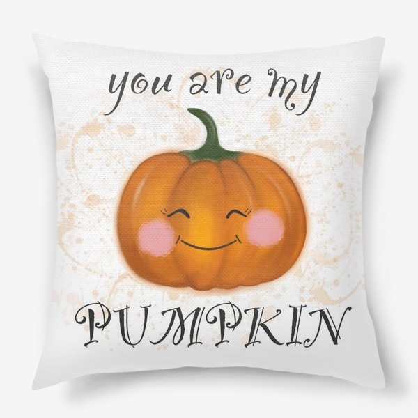 Подушка «Осень. Хэллоуин. Тыква. Pumpkin»