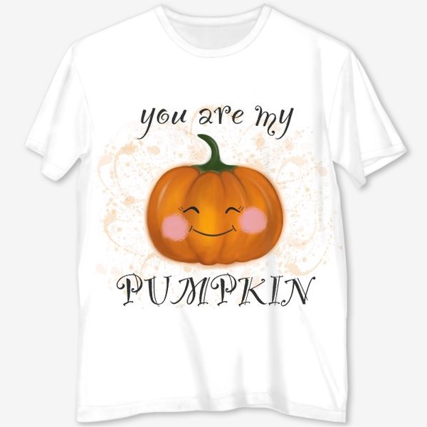 Футболка с полной запечаткой «Осень. Хэллоуин. Тыква. Pumpkin»