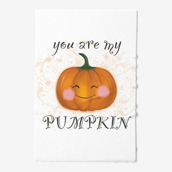 Полотенце «Осень. Хэллоуин. Тыква. Pumpkin»