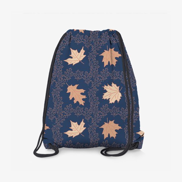 Рюкзак «Листья на синем»