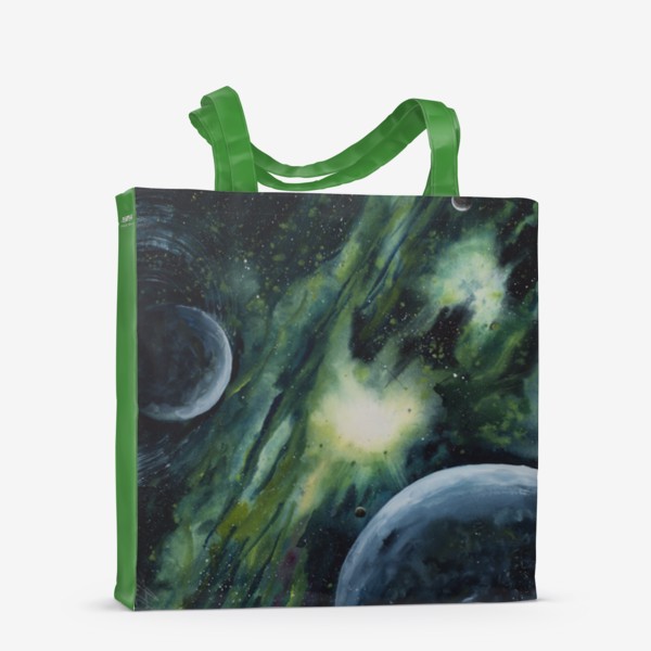 Сумка-шоппер «Зеленый космос»