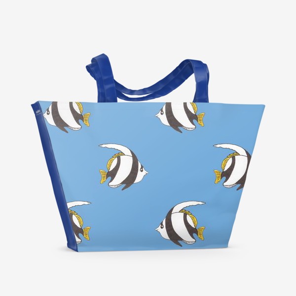Пляжная сумка «Тропические рыбки»