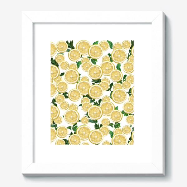 Картина «Лимончики среди листьев мяты »