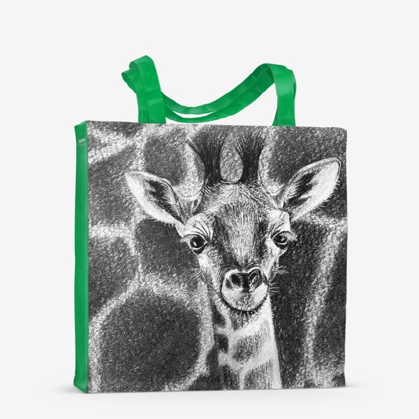 Сумка-шоппер «Жираф черно-белый»