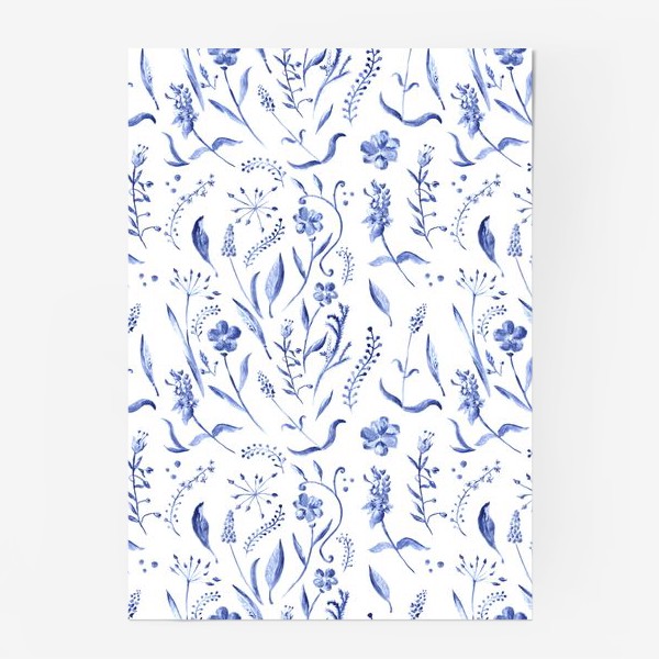 Постер «Индиго - синие полевые цветы»