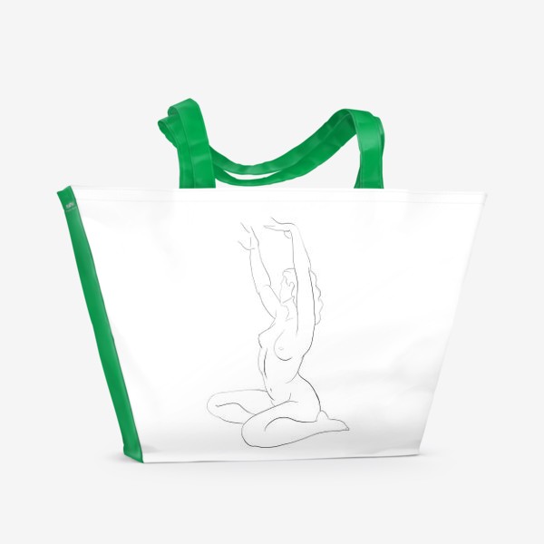 Пляжная сумка «женская фигура »