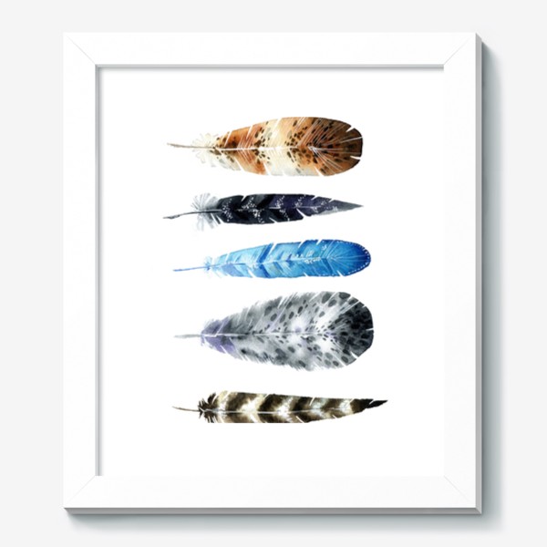 Картина «Пять красивых перьев»