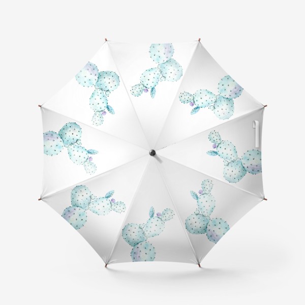 Зонт «Кактус нежная акварель»