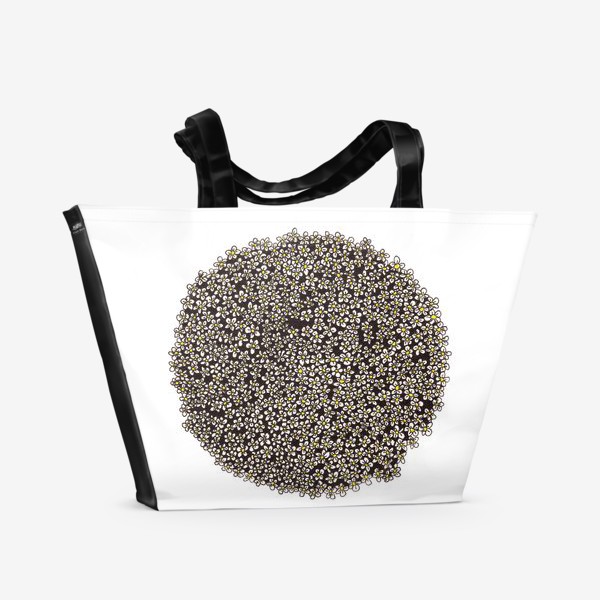 Пляжная сумка «Планета ромашек»