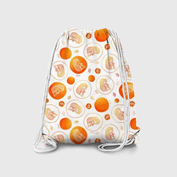 Рюкзак «Знак зодиака Дева оранжевый»