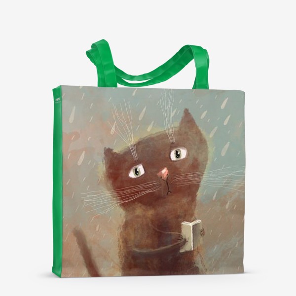 Сумка-шоппер «Печальный кот»