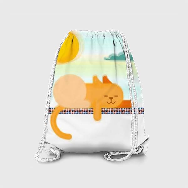 Рюкзак «Рыжий кот на солнце»
