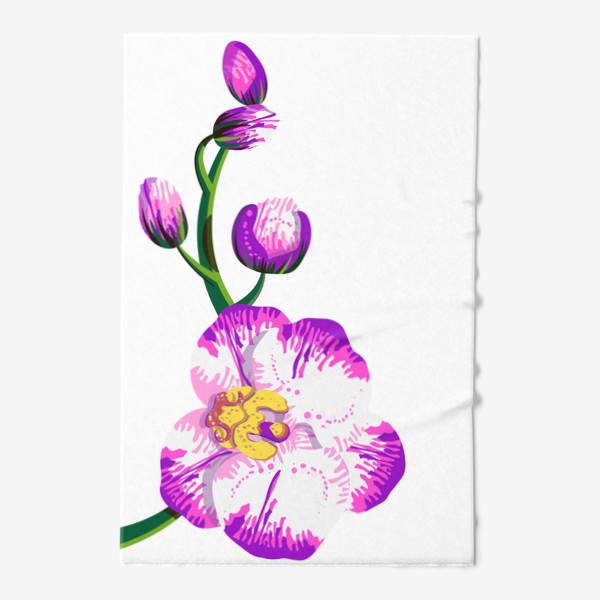 Полотенце «Цветок орхидея фалинопсис»