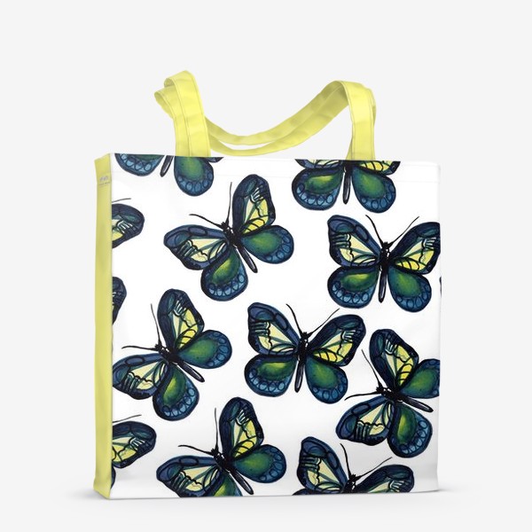 Сумка-шоппер «Бабочки акварель»