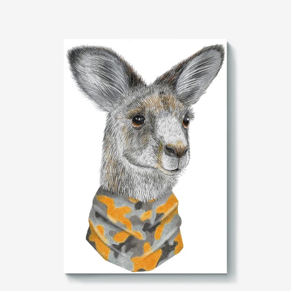 Холст «Кенгуру. Милые животные Австралии»