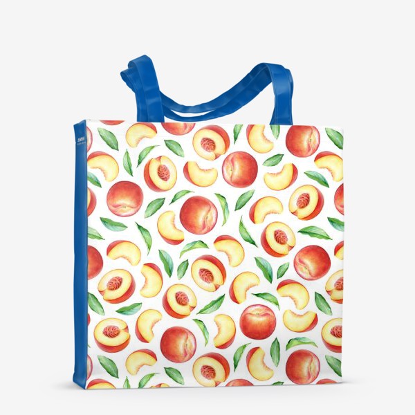 Сумка-шоппер «Персики и листья»
