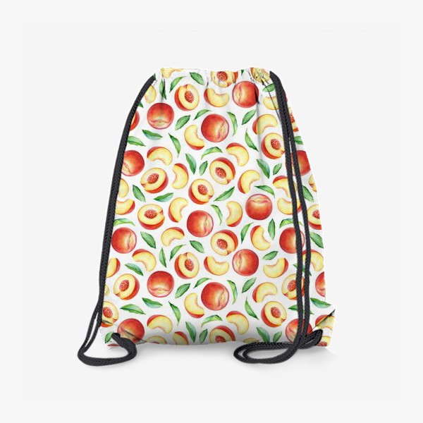 Рюкзак «Персики и листья»