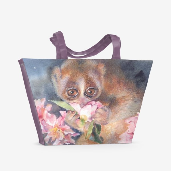 Пляжная сумка «Лори в цветах»