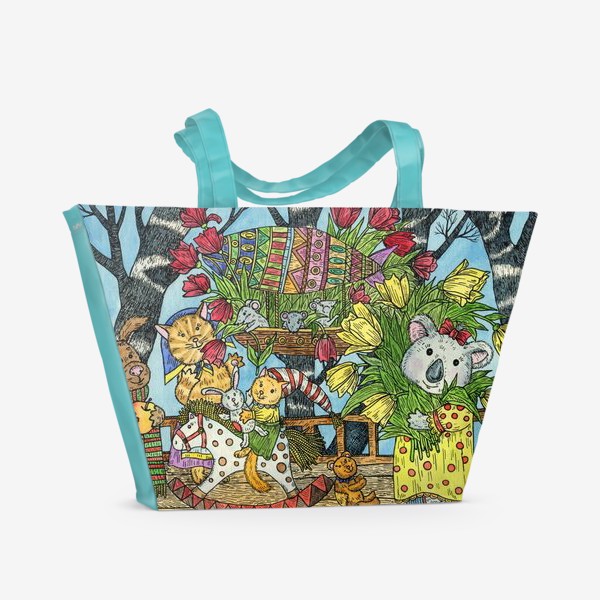 Пляжная сумка «Весенняя радость»