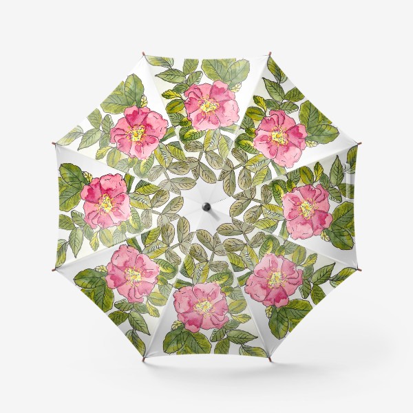 Зонт «цветок шиповника»