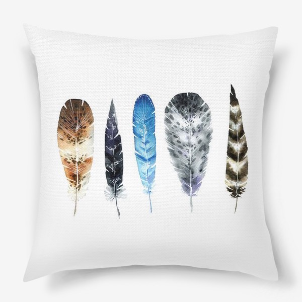 Подушка «Пять красивых перьев»