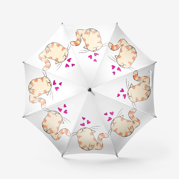 Зонт «Романтичный кот»