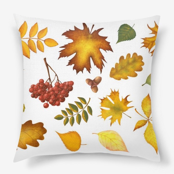 Подушка «осенние листья»