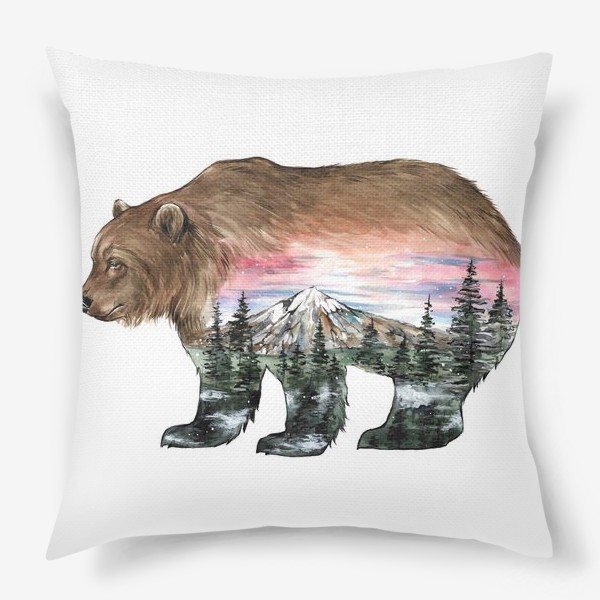 Подушка «Дыхание природы. Медведь»