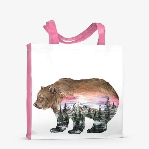 Сумка-шоппер «Дыхание природы. Медведь»