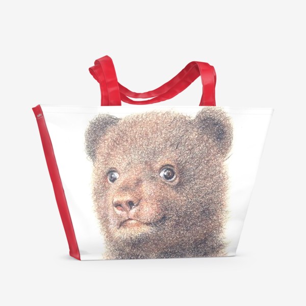 Пляжная сумка «Миша,медвежонок»