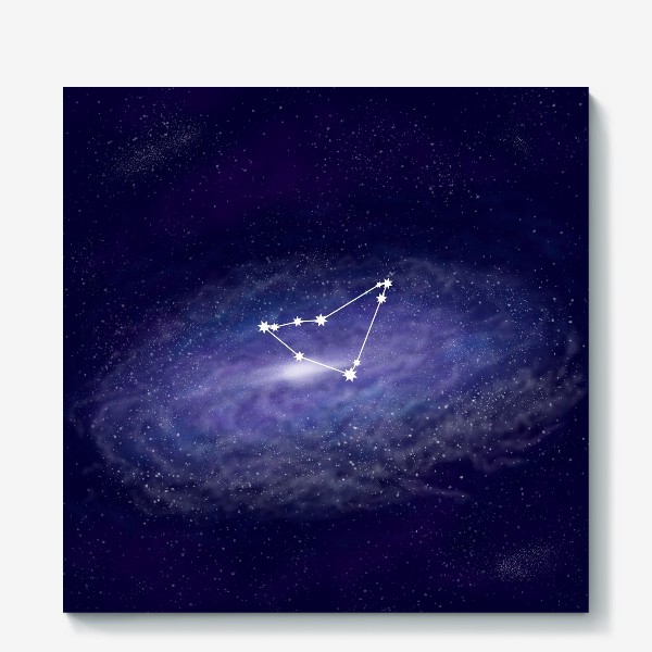 Холст «Созвездие Козерог. Галактика»