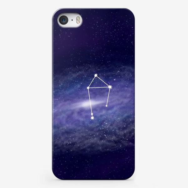 Чехол iPhone «Созвездие Весы. Галактика»