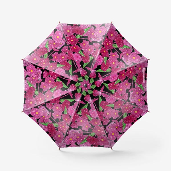 Зонт «цветы флоксы»