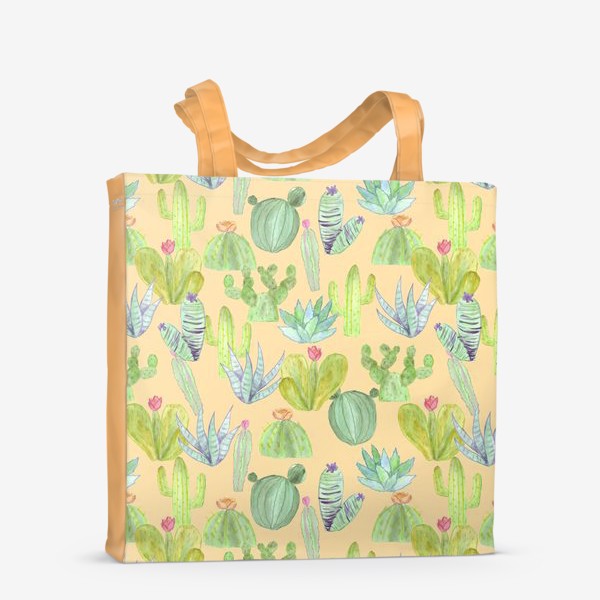 Сумка-шоппер «Кактусовый лес. Пустыня кактусов»