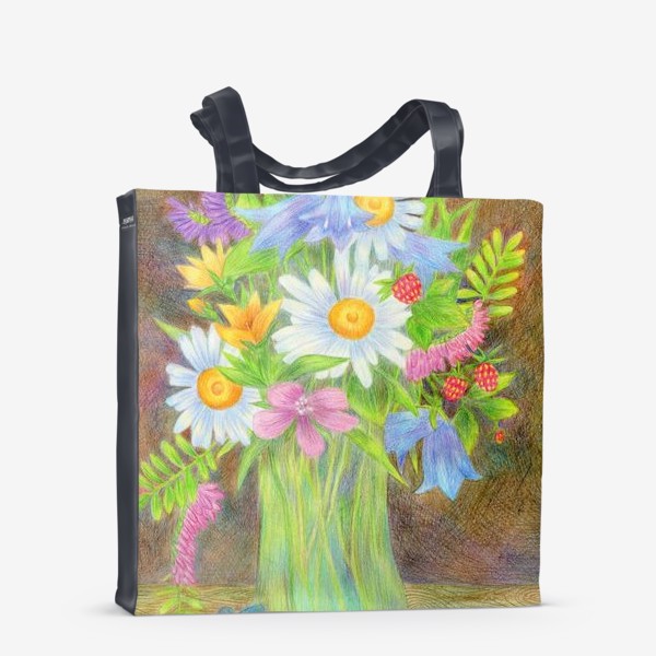 Сумка-шоппер «Букет полевых цветов »