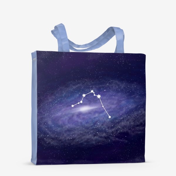 Сумка-шоппер «Созвездие Водолей. Галактика»