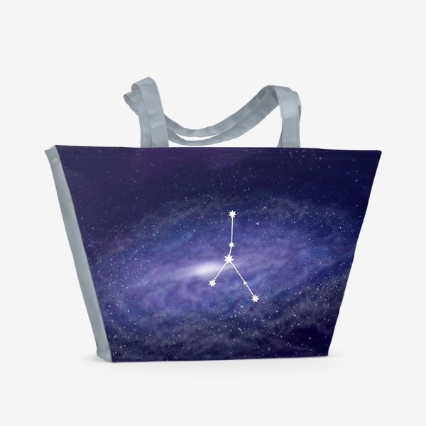 Пляжная сумка &laquo;Созвездие Рак. Галактика&raquo;