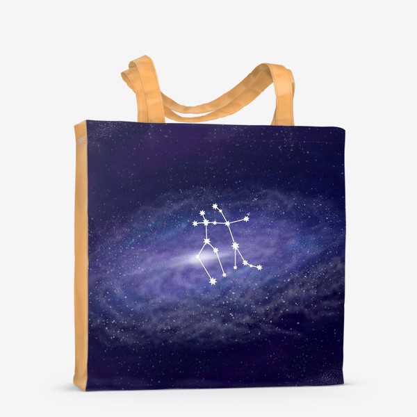 Сумка-шоппер «Созвездие Близнецы. Галактика»