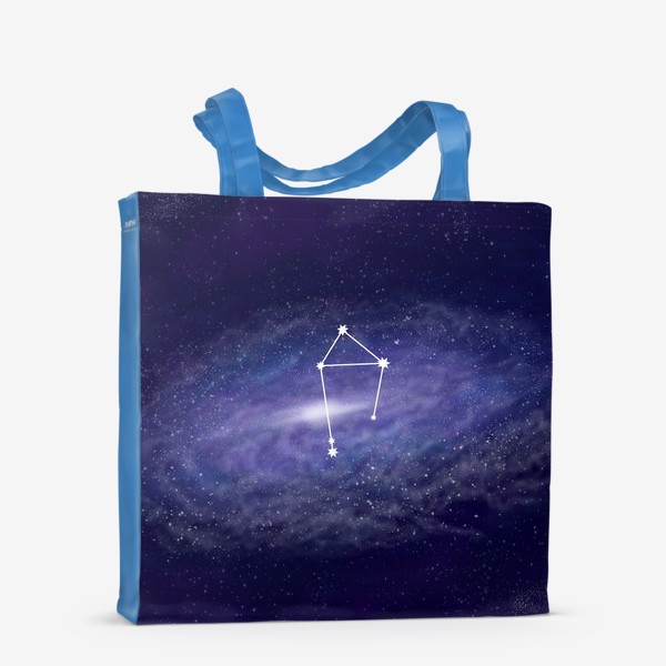 Сумка-шоппер «Созвездие Весы. Галактика»