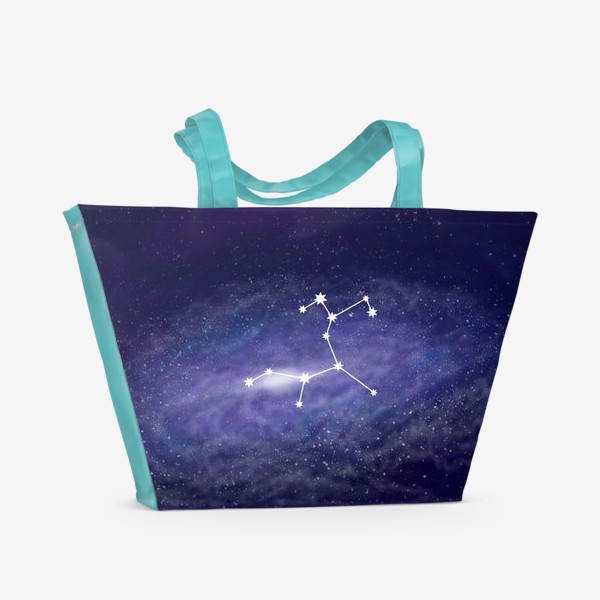Пляжная сумка «Созвездие Стрелец. Галактика»