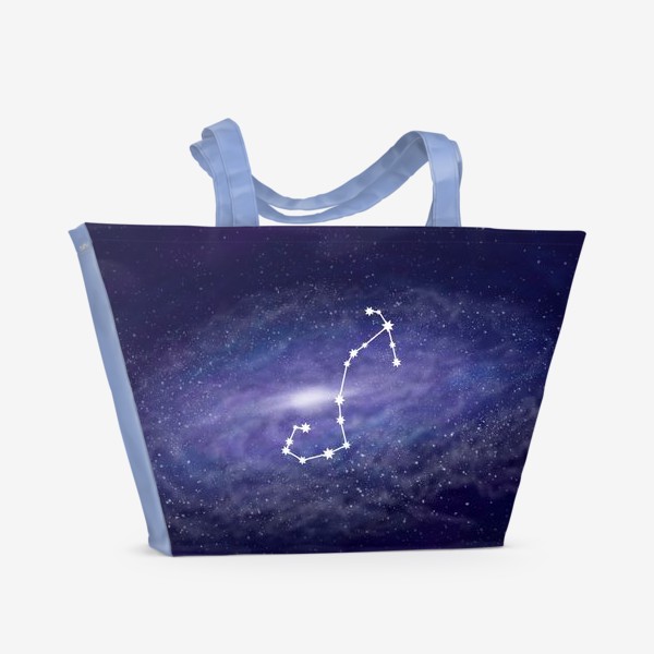 Пляжная сумка «Созвездие Скорпион. Галактика»