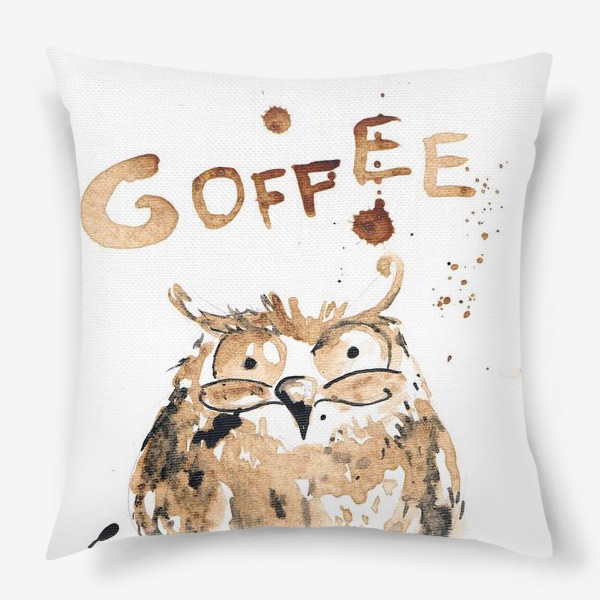 Подушка «Coffee owl»