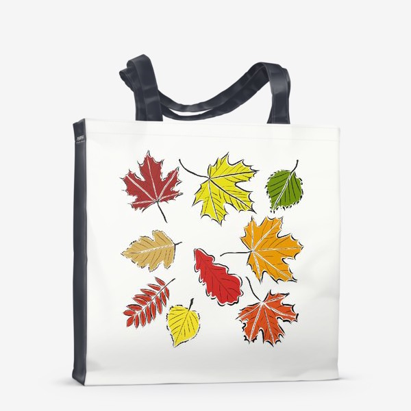 Сумка-шоппер &laquo;Осенние падающие листья&raquo;