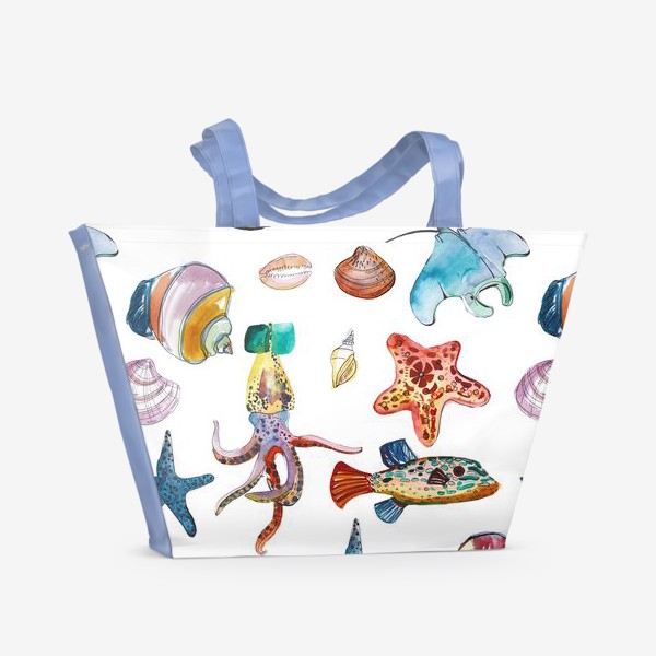 Пляжная сумка «Глубинные миры»