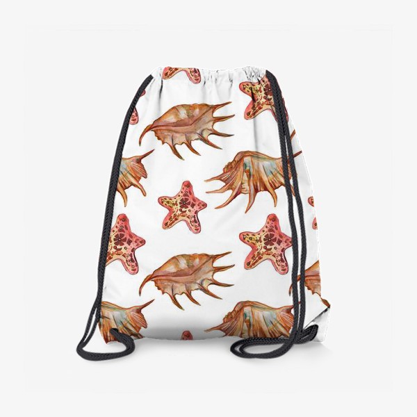 Рюкзак «Ракушки и морская хвезда»