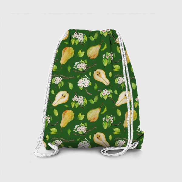 Рюкзак «Грушевый сад. На зеленом. »
